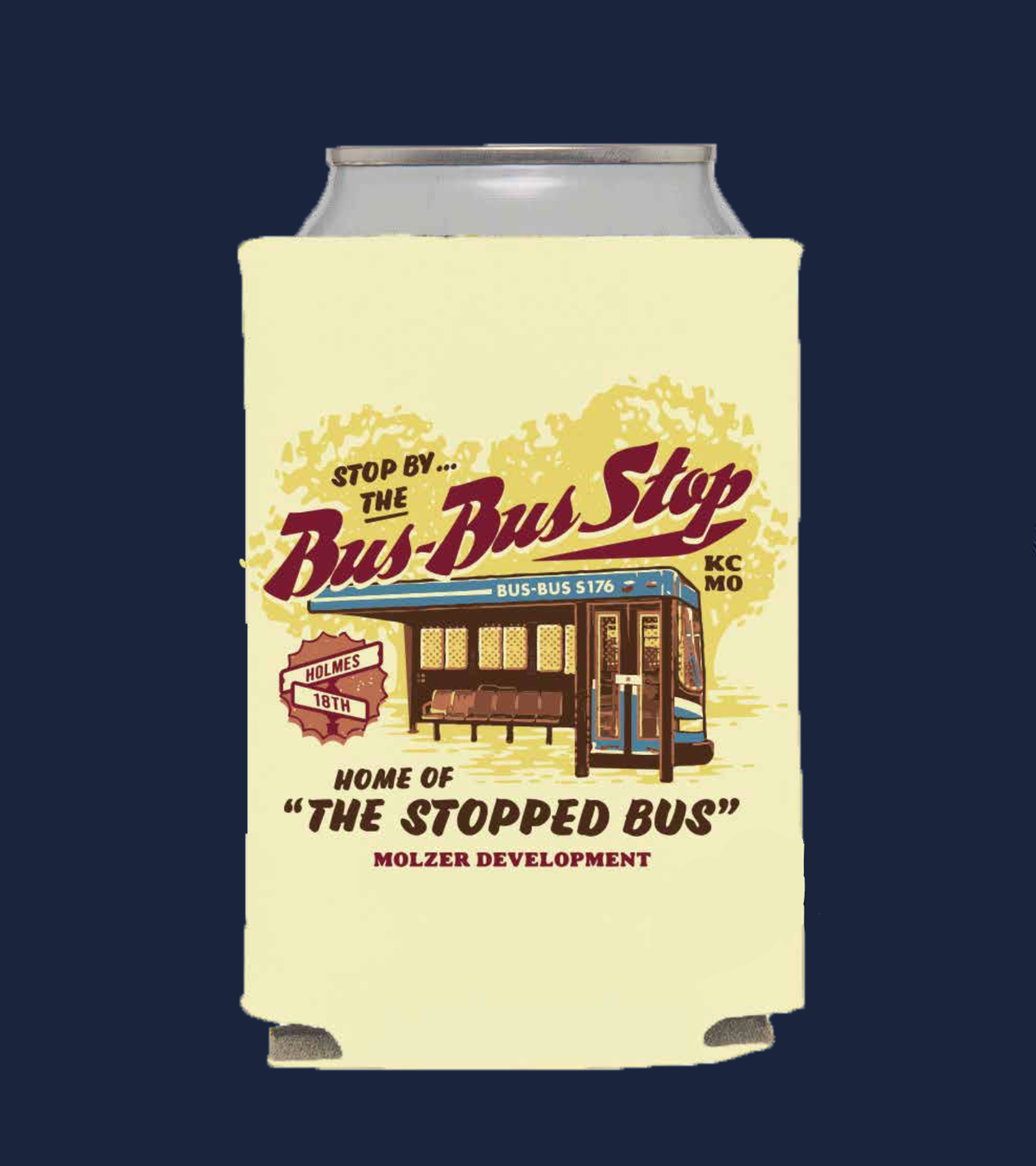 Bus Bus Stop Beverage Buddy